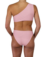 Asymmetrical Cut Out One Shoulder One Piece