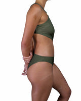 Asymmetrical Cut Out One Shoulder One Piece