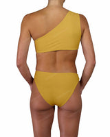 Asymmetrical Cut Out One Shoulder One Piece