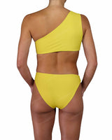 Asymmetrical Cut Out One Shoulder One Piece