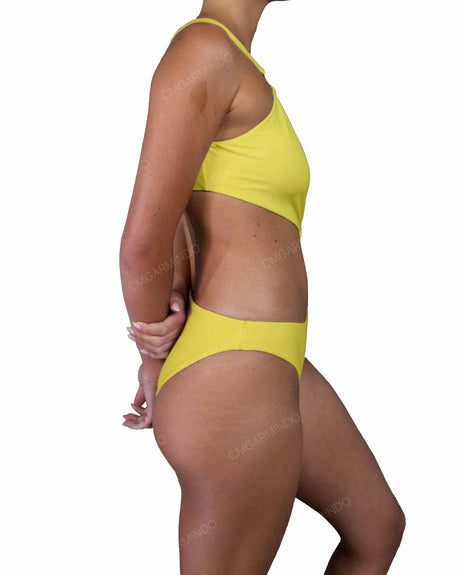 Asymmetrical Cut Out One Shoulder One Piece