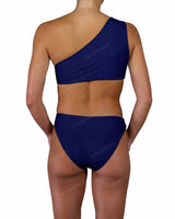 Asymmetrical Cut Out One Shoulder One Piece
