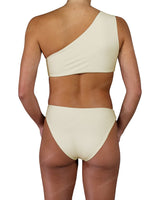 Asymmetrical Cut Out One Shoulder One Piece