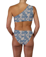 Asymmetrical Cut Out One Shoulder One Piece