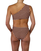 Asymmetrical Cut Out One Shoulder One Piece