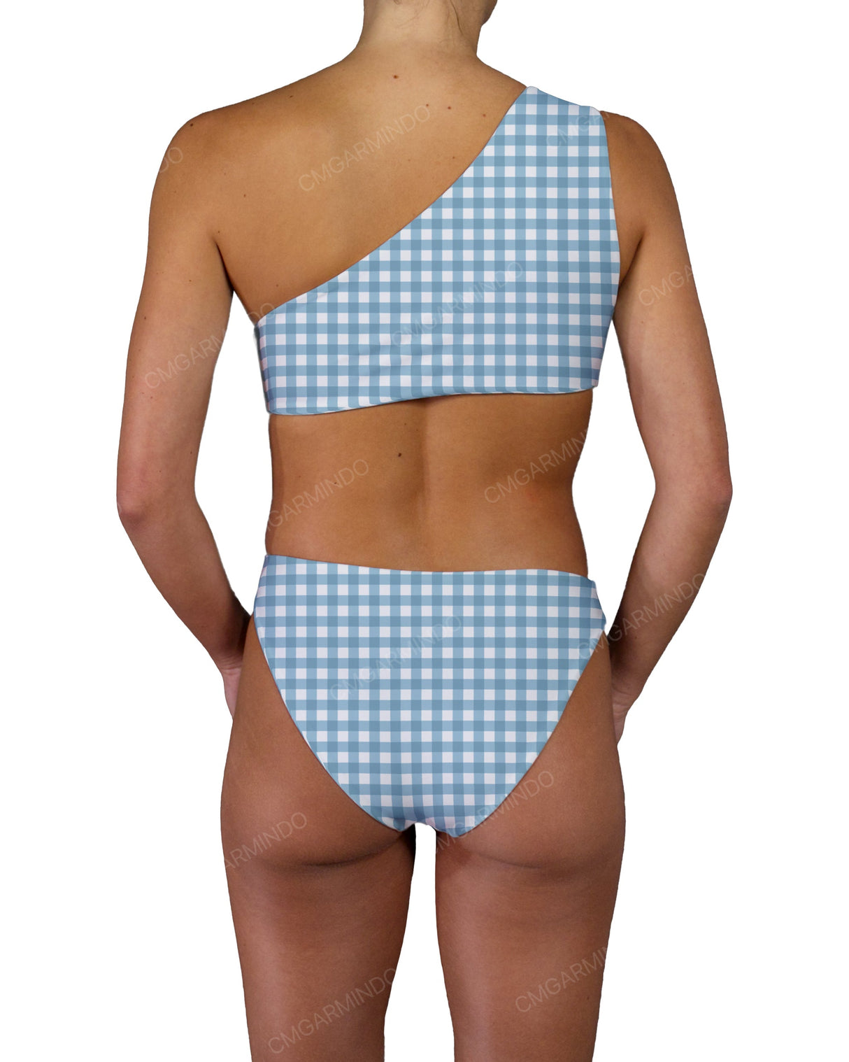 Asymmetrical Cut Out One Shoulder One Piece