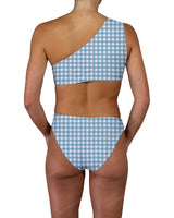 Asymmetrical Cut Out One Shoulder One Piece
