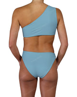 Asymmetrical Cut Out One Shoulder One Piece