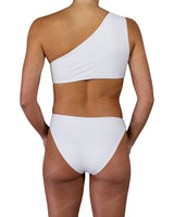 Asymmetrical Cut Out One Shoulder One Piece