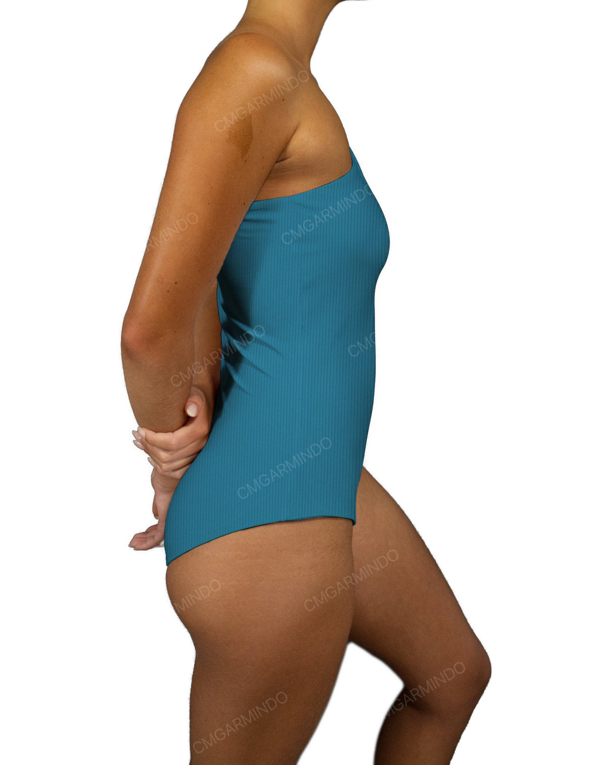 Wide One Shoulder One Piece
