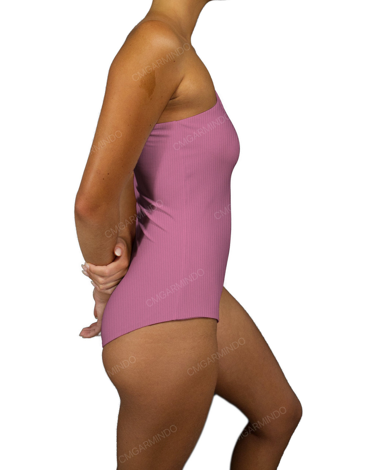 Wide One Shoulder One Piece