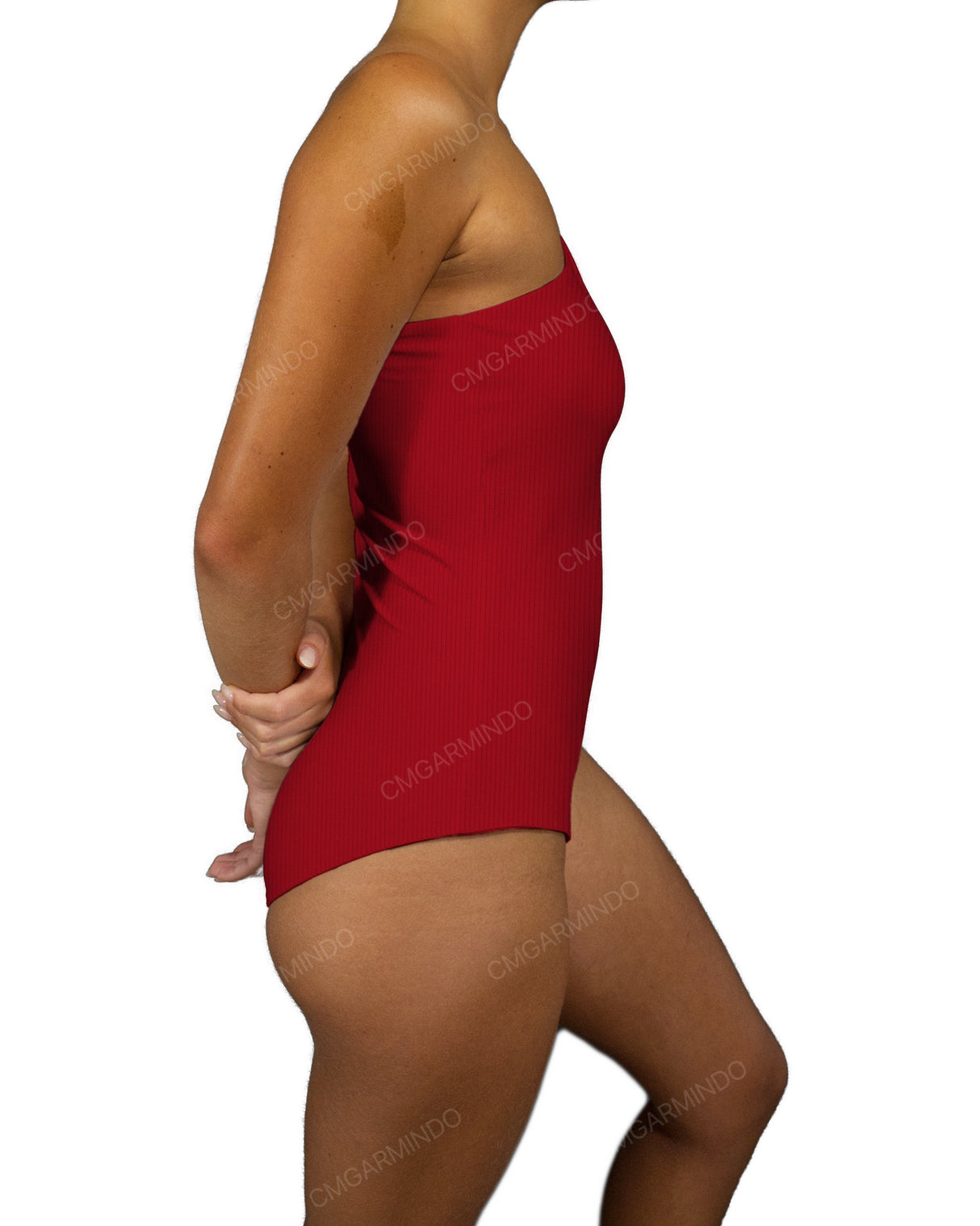 Wide One Shoulder One Piece
