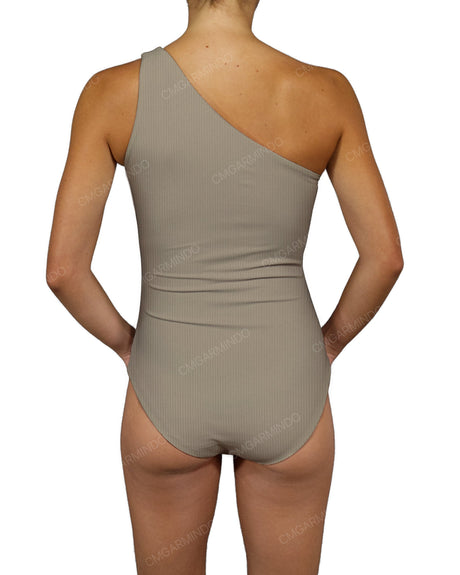 Wide One Shoulder One Piece