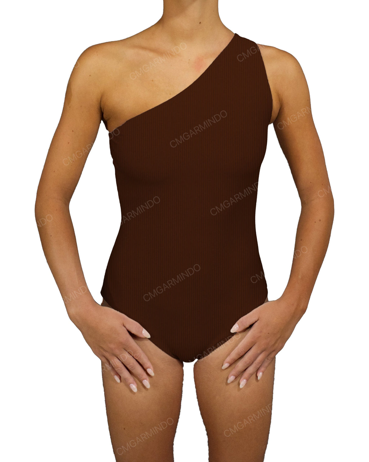 Wide One Shoulder One Piece