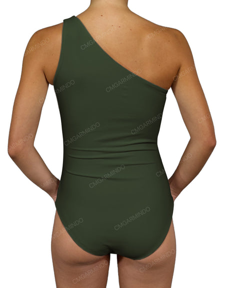 Wide One Shoulder One Piece