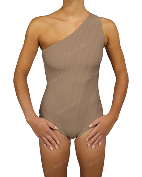 Wide One Shoulder One Piece
