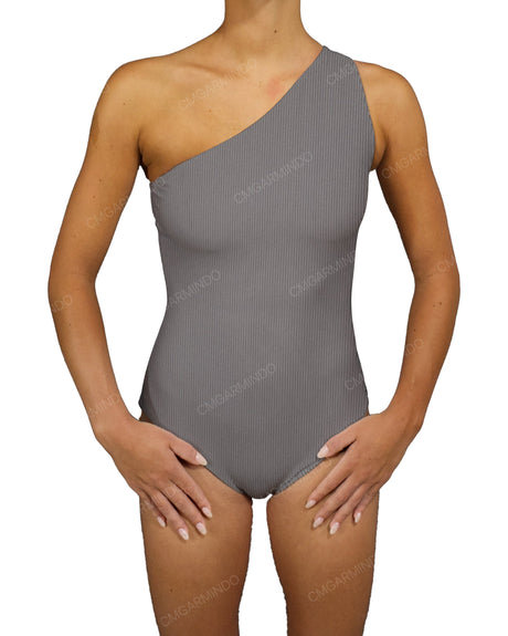 Wide One Shoulder One Piece