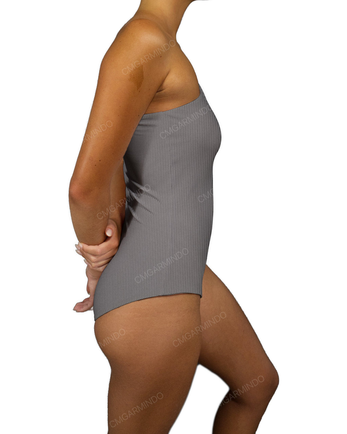 Wide One Shoulder One Piece