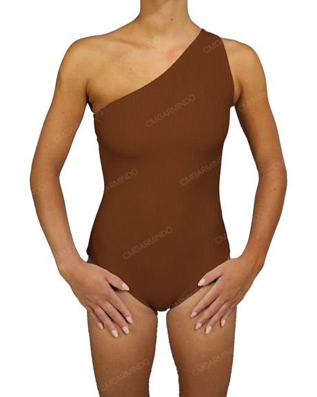 Wide One Shoulder One Piece