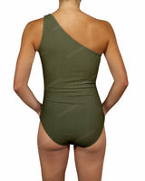 Wide One Shoulder One Piece