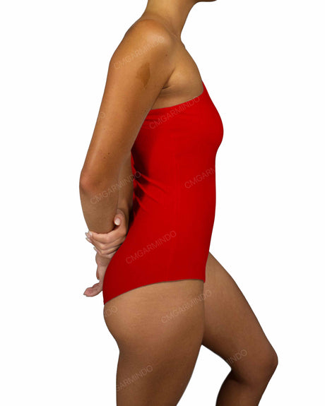 Wide One Shoulder One Piece