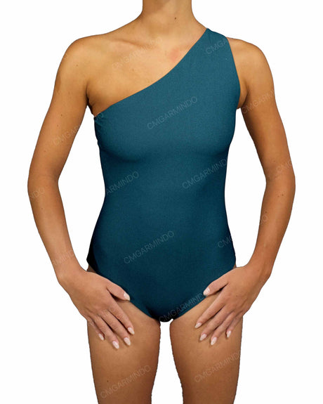 Wide One Shoulder One Piece