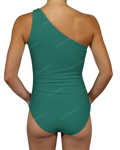 Wide One Shoulder One Piece