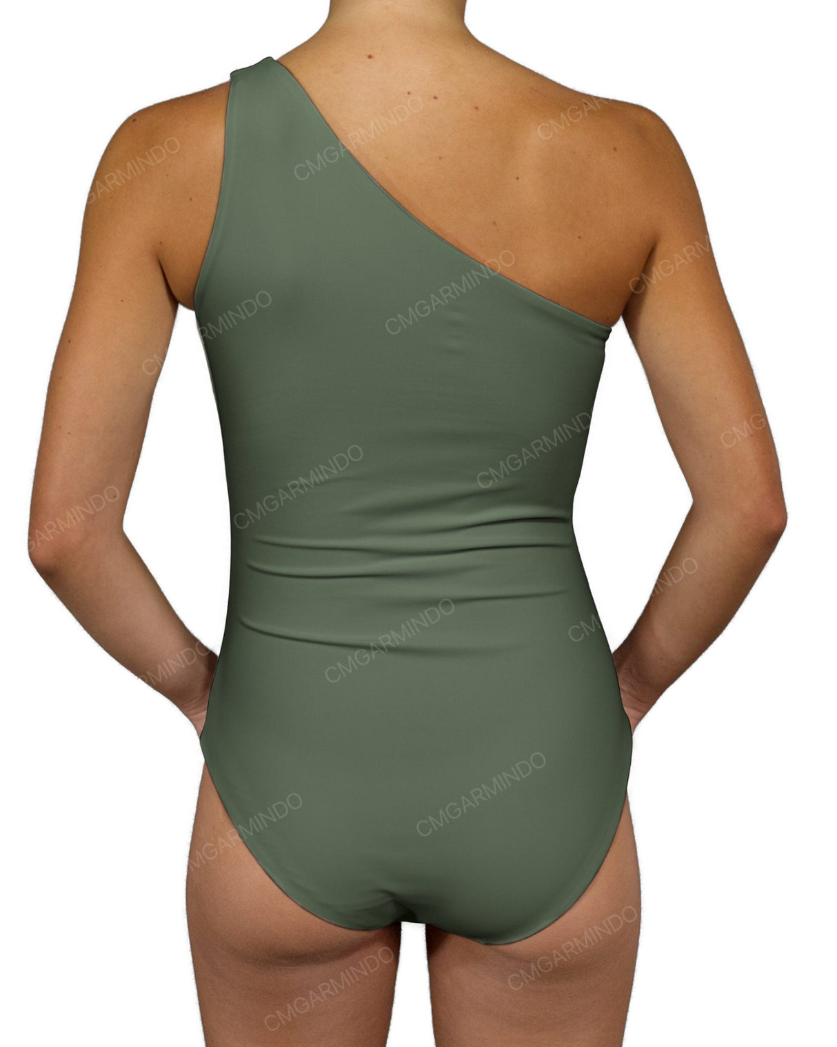 Wide One Shoulder One Piece