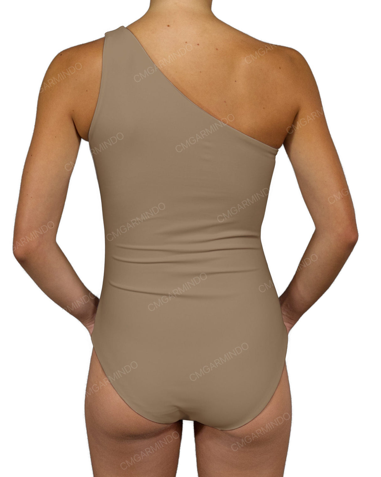 Wide One Shoulder One Piece