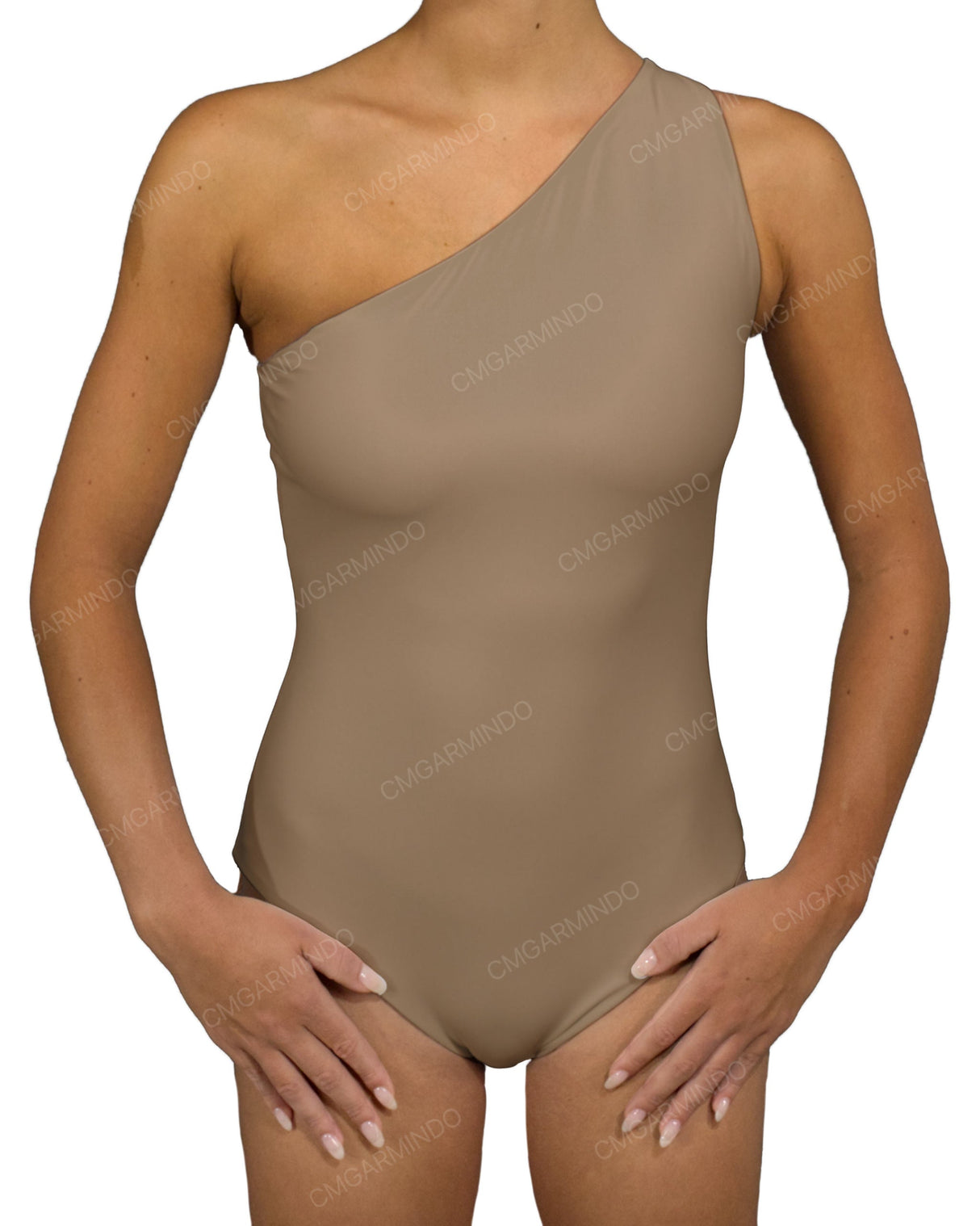 Wide One Shoulder One Piece