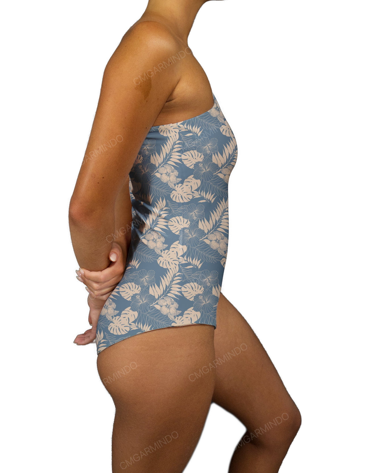 Wide One Shoulder One Piece
