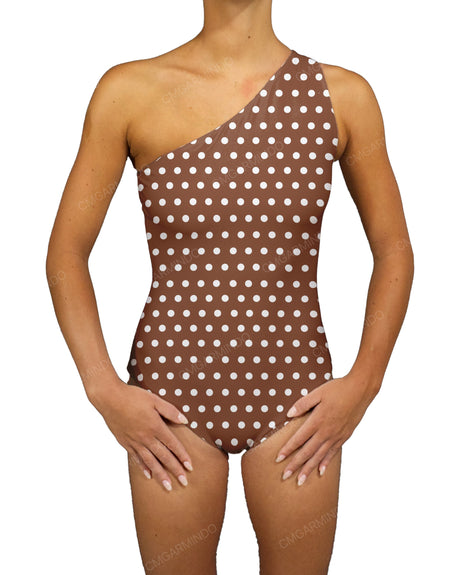 Wide One Shoulder One Piece