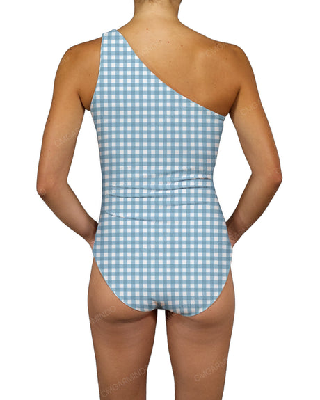 Wide One Shoulder One Piece