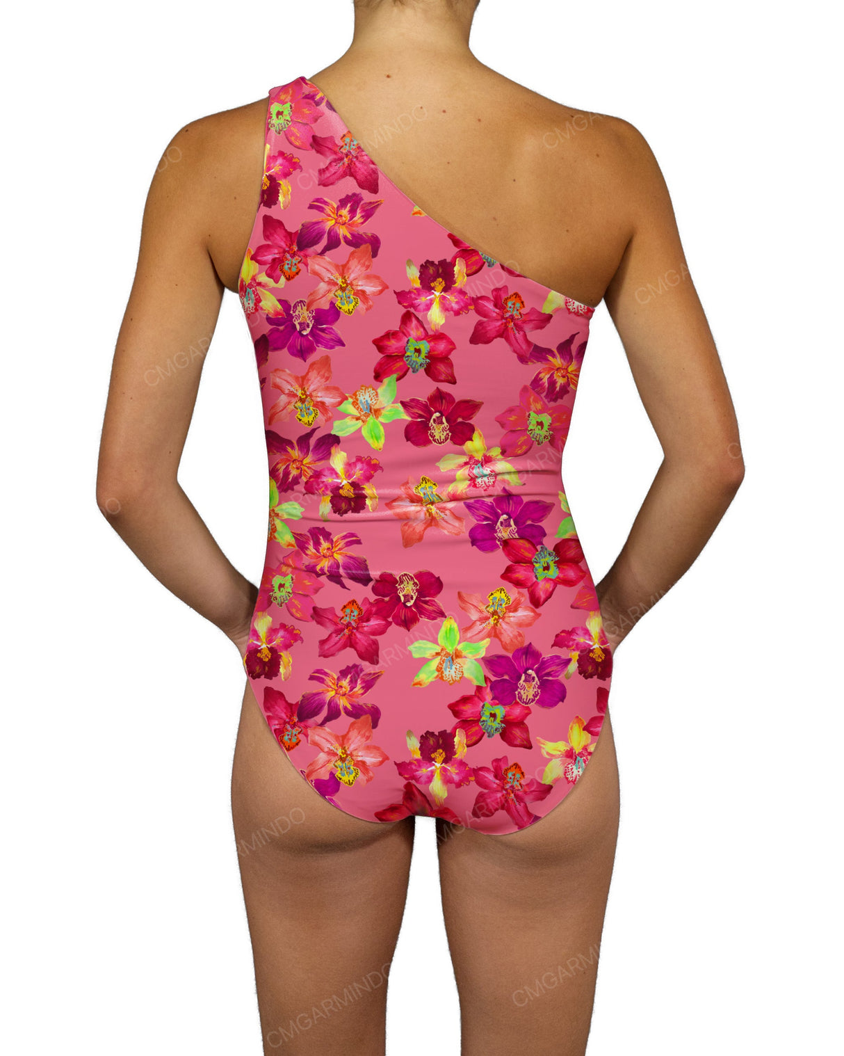 Wide One Shoulder One Piece
