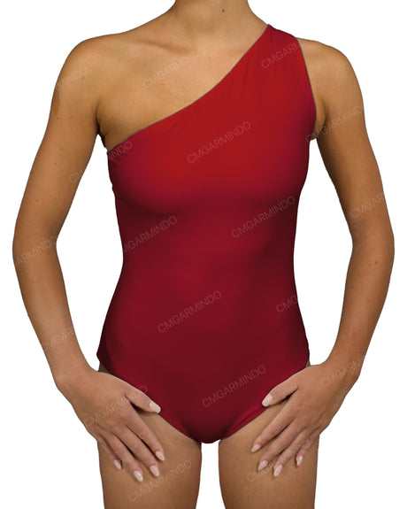 Wide One Shoulder One Piece
