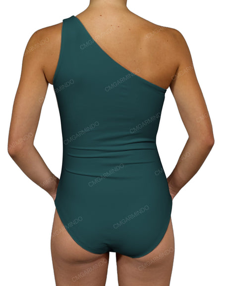 Wide One Shoulder One Piece