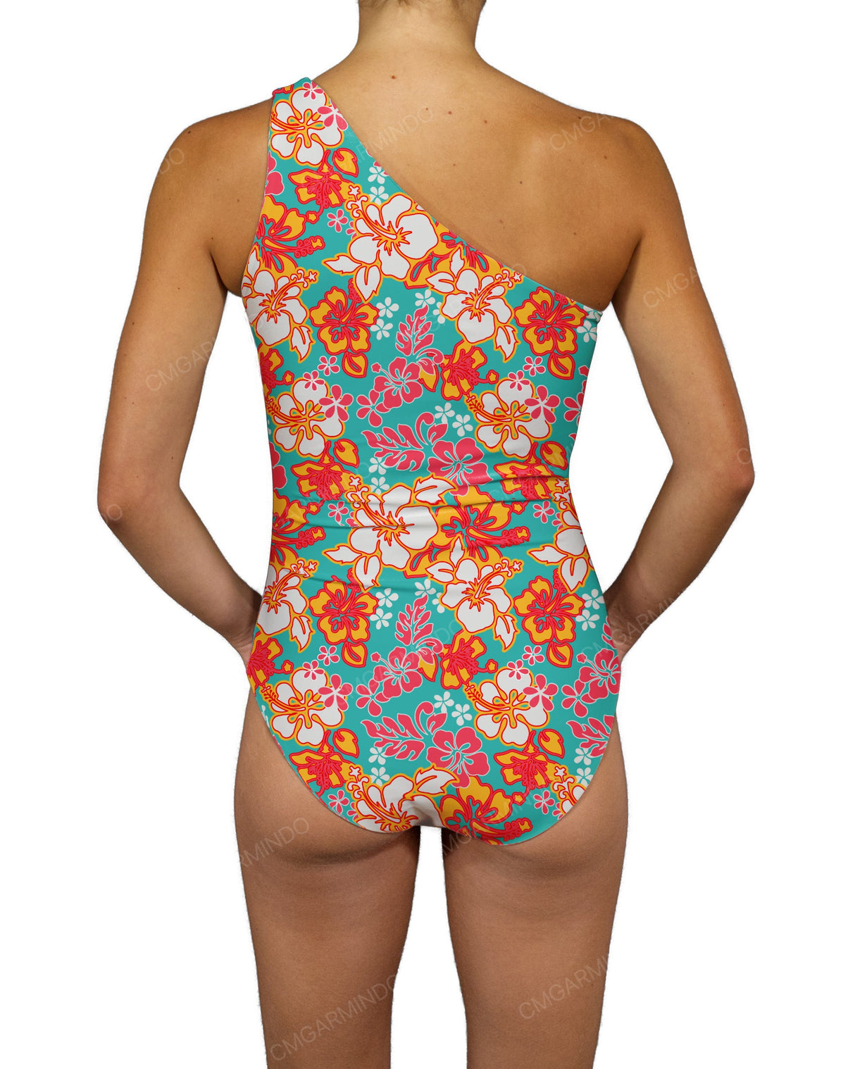 Wide One Shoulder One Piece