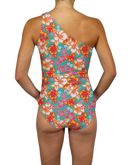 Wide One Shoulder One Piece