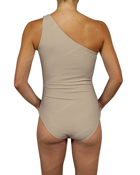 Wide One Shoulder One Piece