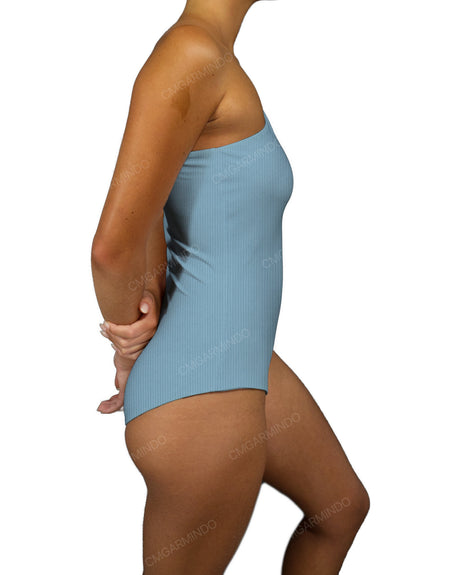 Wide One Shoulder One Piece