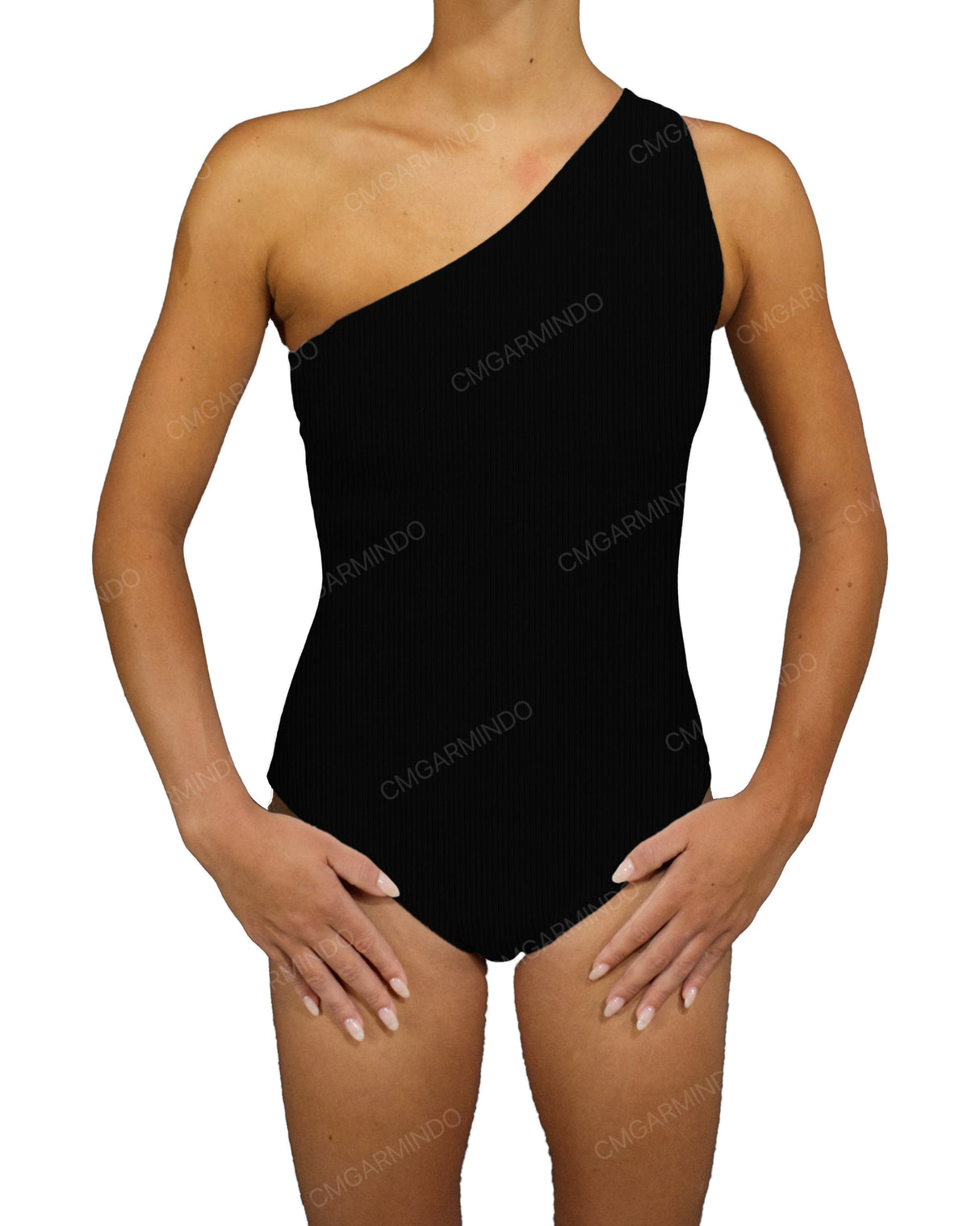 Wide One Shoulder One Piece