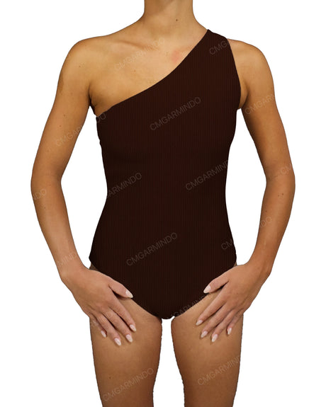 Wide One Shoulder One Piece