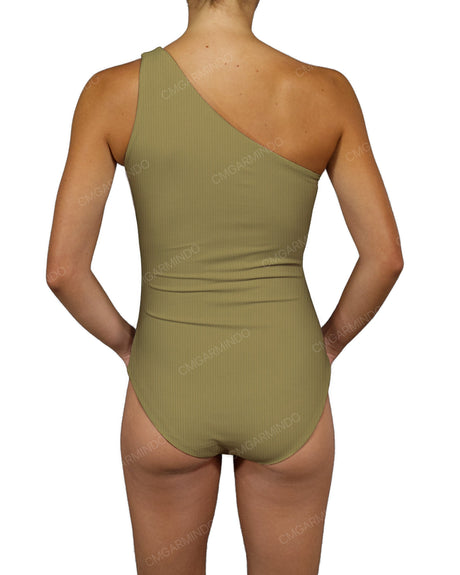 Wide One Shoulder One Piece