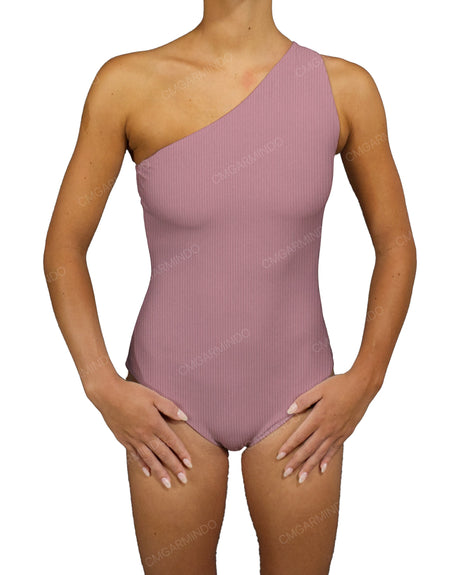 Wide One Shoulder One Piece
