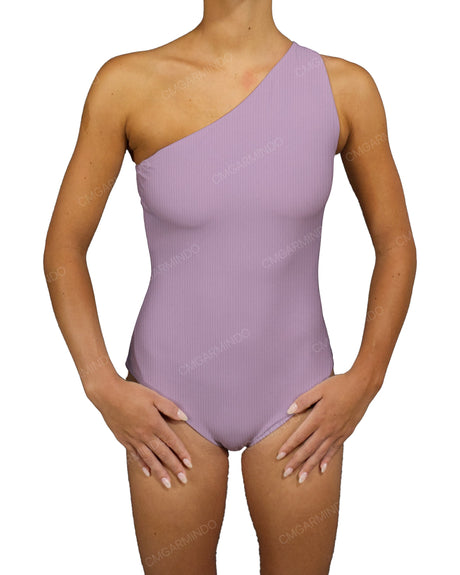 Wide One Shoulder One Piece