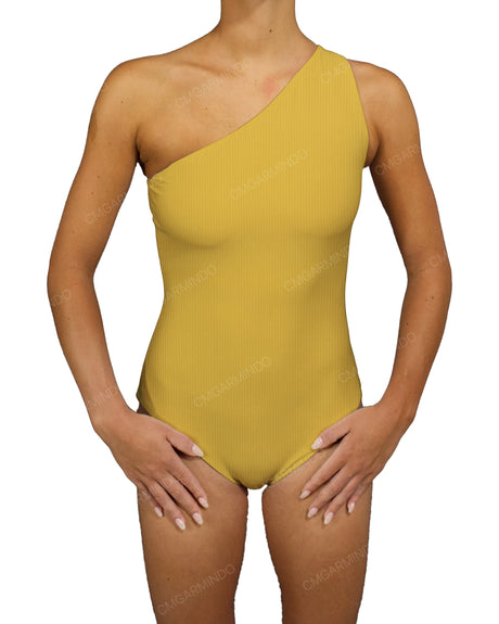 Wide One Shoulder One Piece