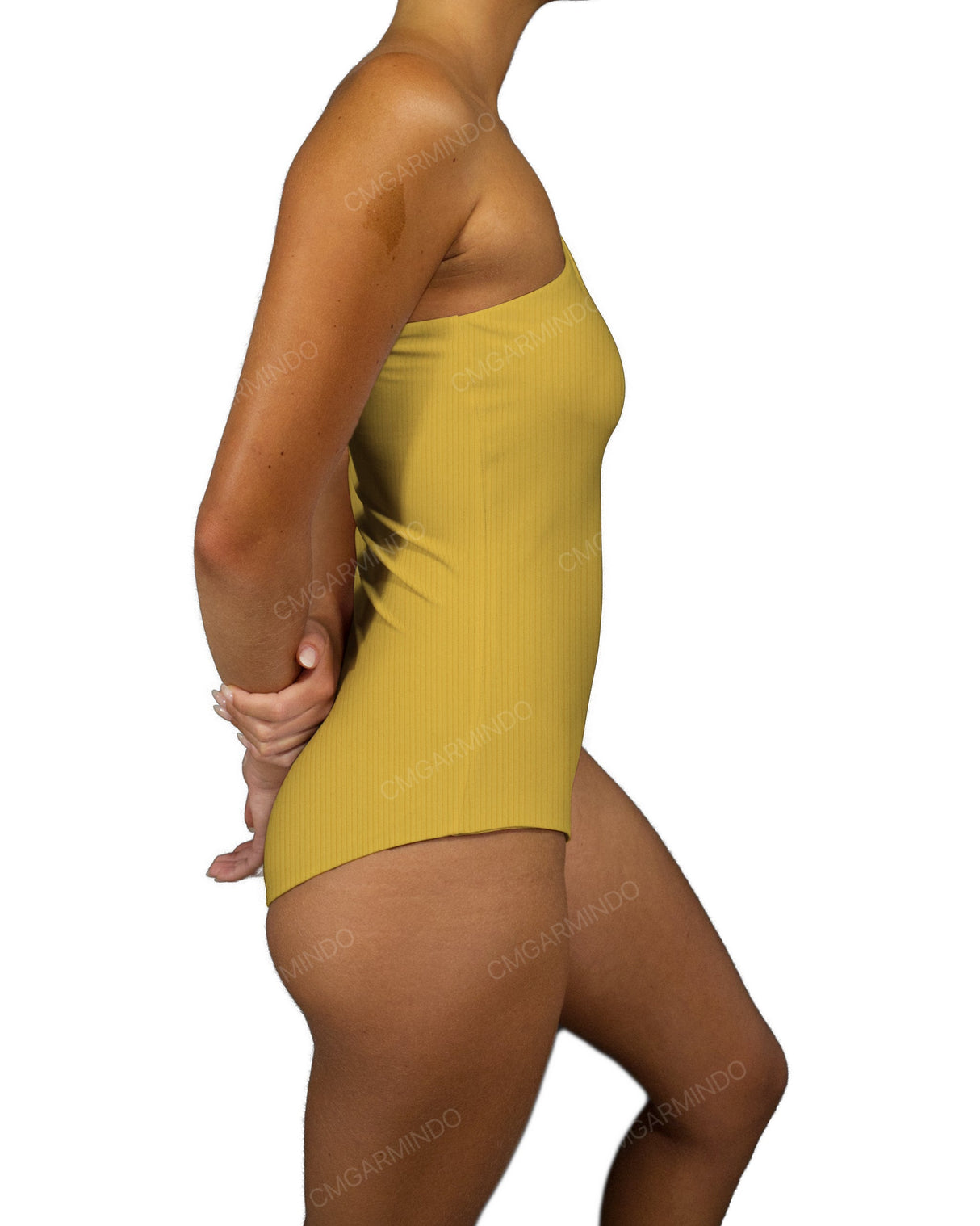 Wide One Shoulder One Piece