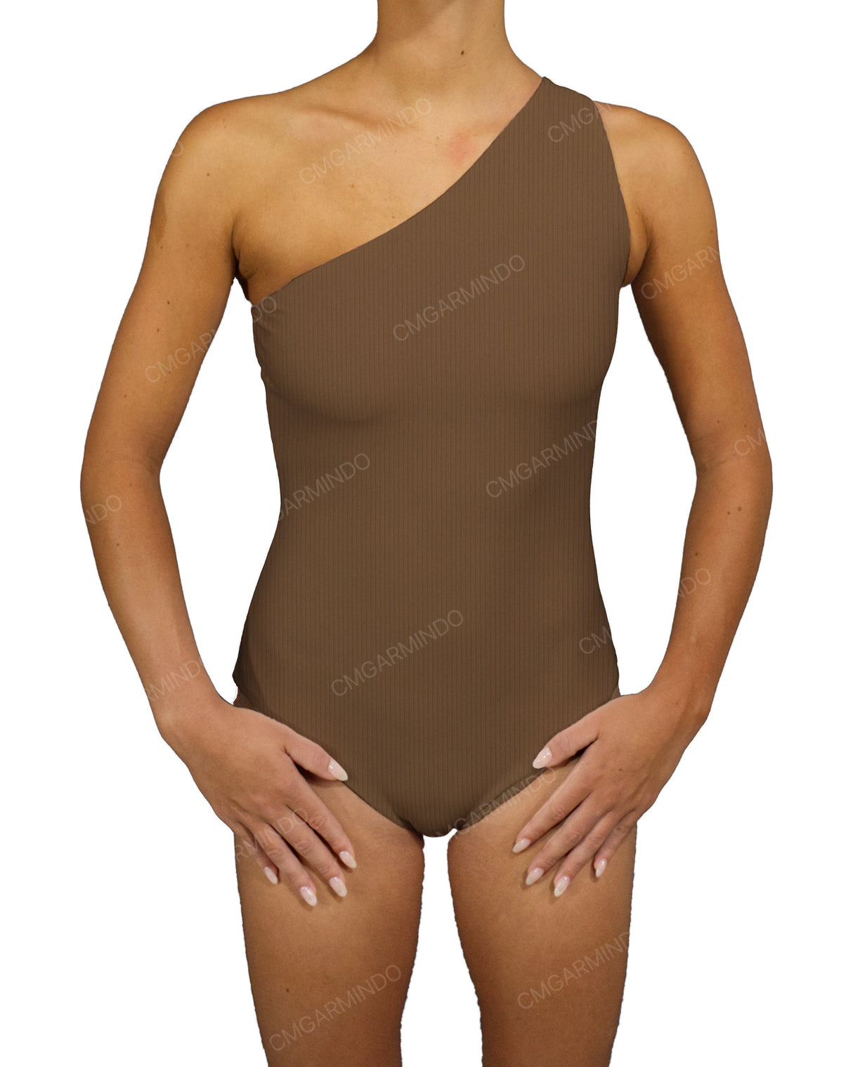 Wide One Shoulder One Piece