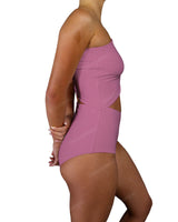 One Shoulder Cut Out One Piece