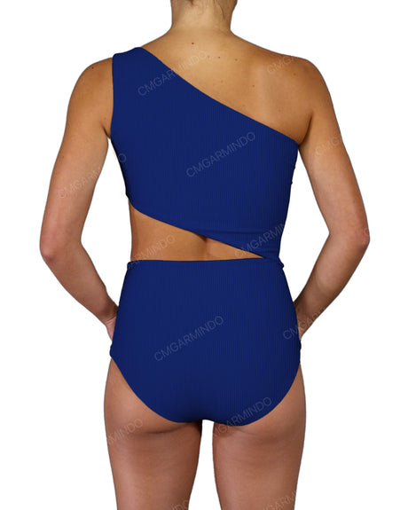 One Shoulder Cut Out One Piece